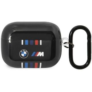 BMW BMAP22SWTK AirPods Pro cover black / black Multiple Colored Lines melns