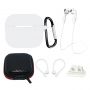 - Hurtel AirPods 3 Silicone Case Set + Case / Ear Hook / Neck Strap / Watch Strap Holder / Carabiner Clasp White