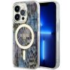 Aksesuāri Mob. & Vied. telefoniem GUESS GUHMP14LHLEOPWB iPhone 14 Pro 6.1'' blue / blue hardcase Leopard MagSa...» 