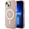 Aksesuāri Mob. & Vied. telefoniem GUESS GUHMP14MHCMCGP iPhone 14 Plus 6.7'' pink / pink hardcase Glitter Gold ...» 