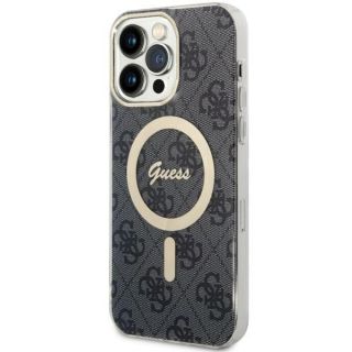 GUESS Guess Guess 4G MagSafe case for iPhone 14 Pro Max - black melns