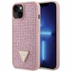 Aksesuāri Mob. & Vied. telefoniem GUESS Guess Guess Rhinestone Triangle case for iPhone 14 Plus - pink rozā Citas