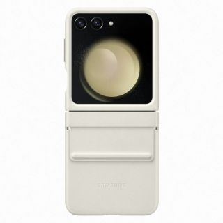 Samsung Samsung Eco-leather case for Samsung Galaxy Z Flip 5 - cream