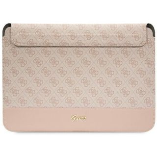 GUESS Guess Guess 4G Stripe Metal Logo case for a 14" laptop - pink