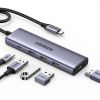Беспроводные устройства и гаджеты - Ugreen Multifunctional HUB 5in1 USB-C HDMI 1.4  /  3 x USB-A  /  USB-C...» 