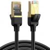 Aksesuāri datoru/planšetes - Ugreen Ugreen NW107 RJ45 / Cat 7 STP network cable 5m black melns 