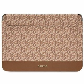 GUESS Guess Guess GCube Stripes case for a 14" laptop - brown brūns