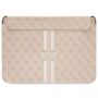 GUESS Guess Guess 4G Printed Stripes cover for a 14" laptop - pink