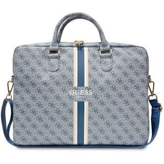 GUESS Guess Guess 4G Printed Stripes bag for a 16" laptop - blue zils
