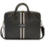 GUESS Guess Guess 4G Printed Stripes bag for a 16" laptop - black