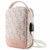 Aksesuāri Mob. & Vied. telefoniem GUESS Bag GUHBHGCFSEP Organizer pink / pink GCube Stripe 