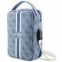 GUESS Bag GUHBP4RPSB Organizer blue / blue 4G Printed Stripes