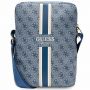GUESS Bag GUTB10P4RPSB 10'' blue / blue 4G Stripes Tablet Bag