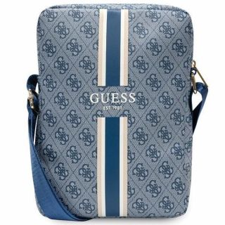 GUESS Bag GUTB10P4RPSB 10'' blue / blue 4G Stripes Tablet Bag zils