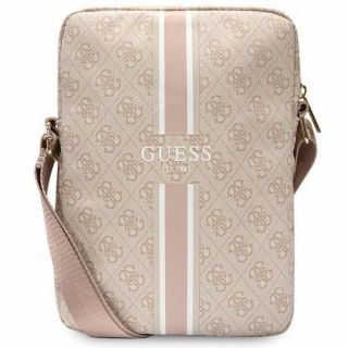 GUESS Bag GUTB10P4RPSP 10'' pink / pink 4G Stripes Tablet Bag