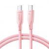 Беспроводные устройства и гаджеты - Joyroom Joyroom SA34-CC3 USB-C USB-C PD cable 60W 480Mb / s 1m pink ro...» 