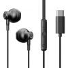 Аксессуары компютера/планшеты - Joyroom Joyroom TYPE-C Series JR-EC07 USB-C in-ear headphones metal bl...» 