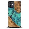 Aksesuāri Mob. & Vied. telefoniem - Bewood Bewood Unique Turquoise iPhone 12 / 12 Pro Wood and Resin Case ...» 220V lādētājs
