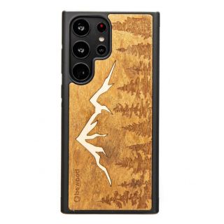 - Bewood Wooden case for Samsung Galaxy S23 Ultra Bewood Mountains Imbuia