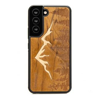 - Bewood Wooden case for Samsung Galaxy S22 Bewood Mountains Imbuia