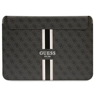 GUESS Guess Guess 4G Printed Stripes cover for a 16" laptop - black
