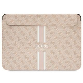 GUESS Guess Guess 4G Printed Stripes cover for a 16" laptop - pink rozā