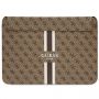 GUESS Guess Guess 4G Printed Stripes cover for a 16" laptop - brown