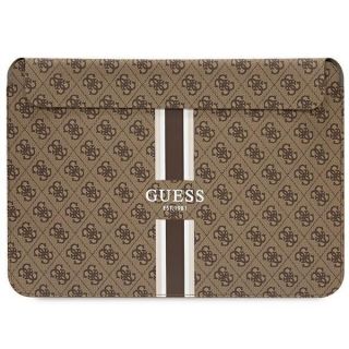 GUESS Guess Guess 4G Printed Stripes cover for a 16" laptop - brown brūns