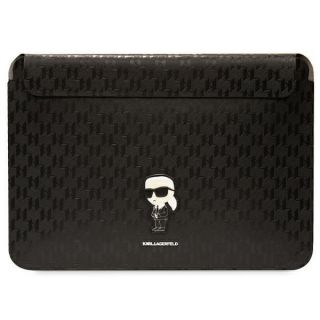 - Karl Karl Saffiano Monogram Ikonik case for a 16" laptop black