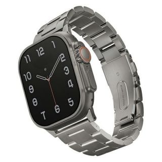 - UNIQ Uniq Osta Stainless Steel strap for Watch 1 / 2 / 3 / 4 / 5 / 6 / 7 / 8 / SE / SE2 / Ultra 42 / 44 / 45 / 49mm silver
