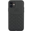 Aksesuāri Mob. & Vied. telefoniem Audi Genuine Leather iPhone 12 / 12 Pro 6.1" black / black hardcas...» 