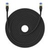 Aksesuāri datoru/planšetes Baseus fast internet cable RJ45 cat.7 10Gbps 25m braided black melns 