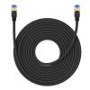 Aksesuāri datoru/planšetes Baseus fast internet cable RJ45 cat.7 10Gbps 15m braided black melns 