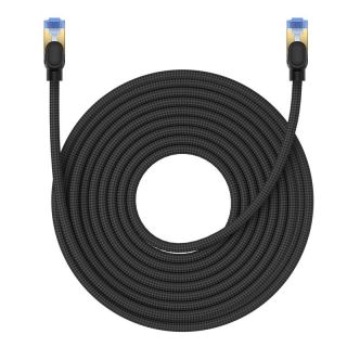Baseus fast internet cable RJ45 cat.7 10Gbps 15m braided black melns