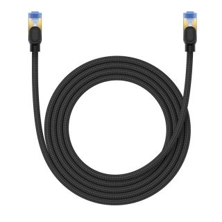 Baseus fast internet cable RJ45 cat.7 10Gbps 2m braided black melns