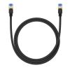 Aksesuāri datoru/planšetes Baseus fast internet cable RJ45 cat.7 10Gbps 1m braided black melns 