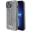 Aksesuāri Mob. & Vied. telefoniem GUESS Guess Guess Sequin Script Metal case for iPhone 15 - silver sudrabs 
