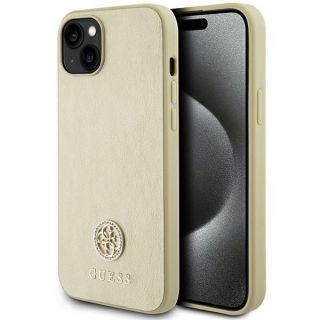 GUESS GUHCP15MPS4DGPD iPhone 15 Plus 6.7" gold / gold hardcase Strass Metal Logo zelts