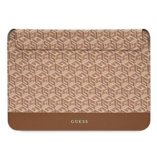 GUESS Guess Guess GCube Stripes case for a 16" laptop - brown brūns