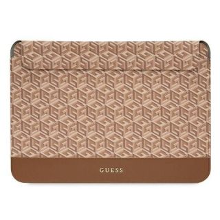 GUESS Guess Guess GCube Stripes case for a 16" laptop - brown