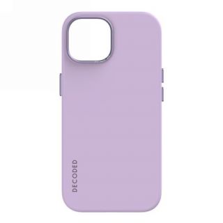 - Decoded Decoded Silicone Case with MagSafe for iPhone 15 lavender
