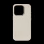 - Decoded Decoded Leather Case leather with MagSafe for iPhone 15 Pro beige