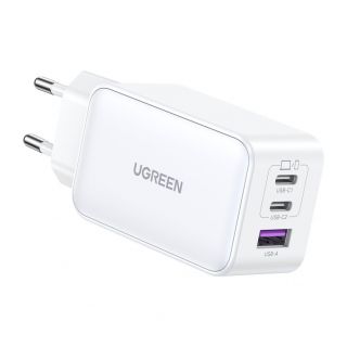 - Ugreen Ugreen CD244 65W USB-A  /  2x USB-C GaN fast charger white