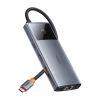 Aksesuāri datoru/planšetes Baseus Baseus USB HUB 6in1 Baseus Metal Gleam Series II USB-A / USB-C / USB-C...» 