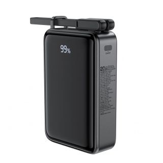 - Acefast M4 PD 67W 20000mAh Powerbank with built-in cable - black 