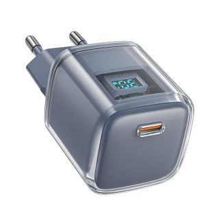 - Acefast Acefast A53 PD 30W GaN USB-C charger with display gray