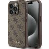 Аксессуары Моб. & Смарт. телефонам GUESS Guess Guess 4G Metal Gold Logo case for iPhone 15 Pro - brown zelts br...» 