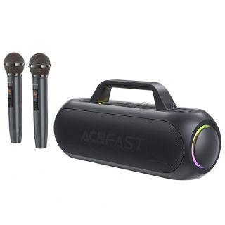 - Acefast Acefast K1 wireless karaoke speaker with 2 microphones black melns