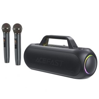 - Acefast Acefast K1 Wireless Karaoke Speaker with 2 Microphones Black