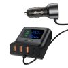 Bezvadu ierīces un gadžeti - Acefast Acefast B11 138W USB-A USB-C Car Charger with 6 Ports Black 